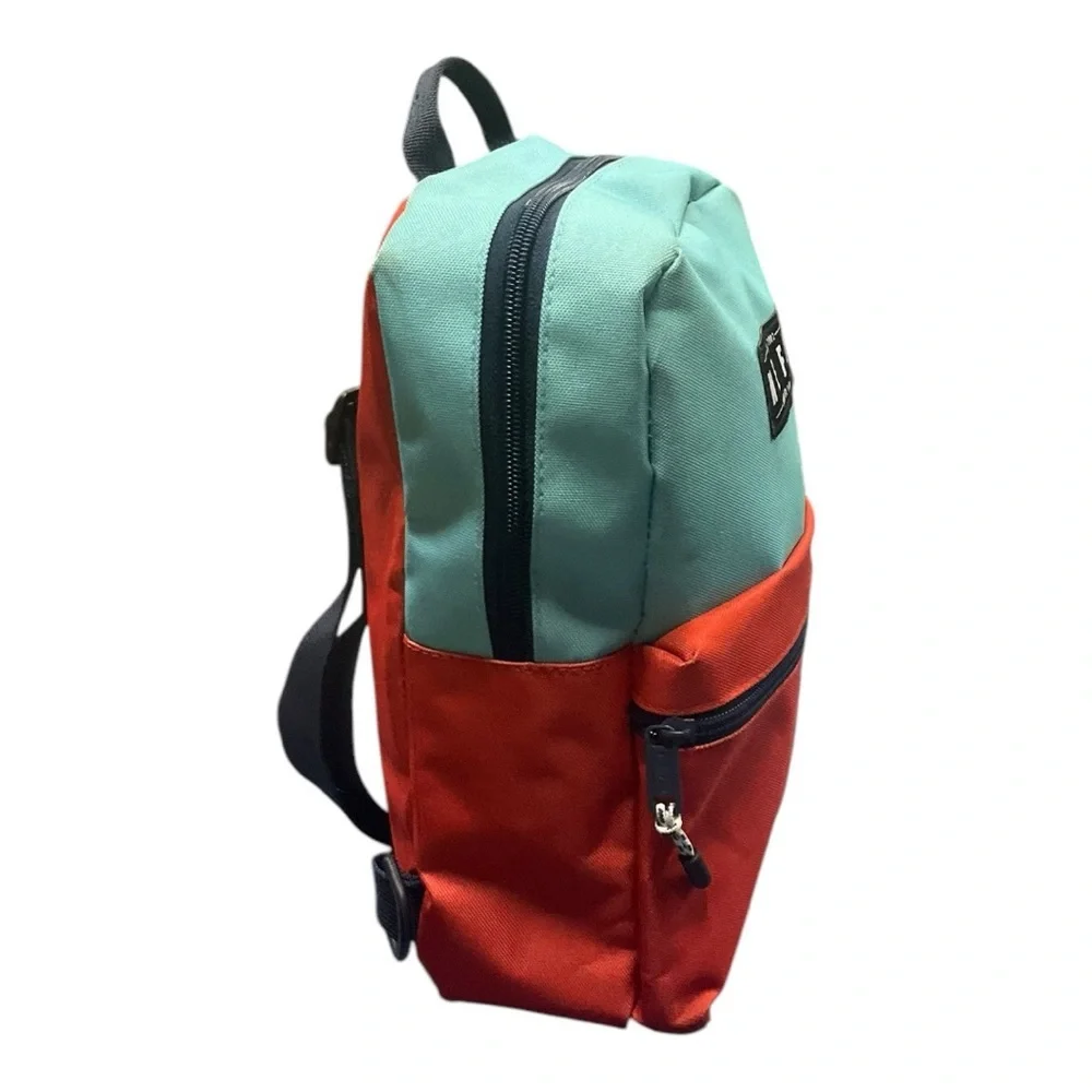 🎨 NEFF‎ Colorblock Backpack 🎒 Teal & Orange Street Style Classic